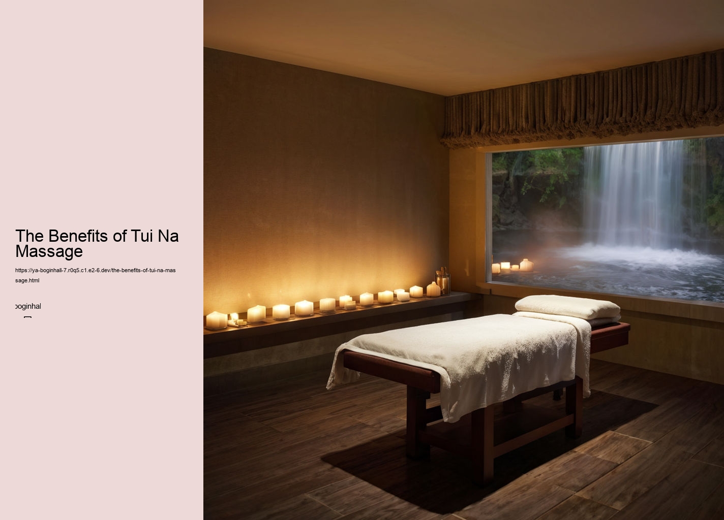 The Benefits of Tui Na Massage